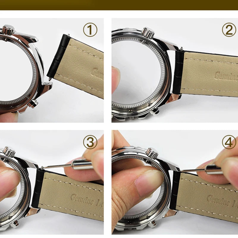 1.5mm Bent Spring Bars Curved Watch Strap Link Bars 12/14/16/18/20/22/24/26/28mm Watch Strap Bands Watch Bracelet Spring Bars