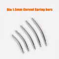 1.5mm Bent Spring Bars Curved Watch Strap Link Bars 12/14/16/18/20/22/24/26/28mm Watch Strap Bands Watch Bracelet Spring Bars