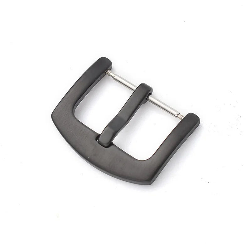 Metal Watch Band Buckle 16mm 18mm 20mm 22mm 24mm 26mm Watchband Strap Silver Black Gold Stainless Steel Clasp Accessories