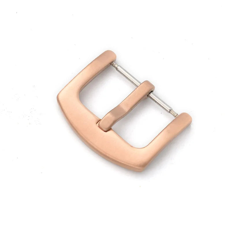 Metal Watch Band Buckle 16mm 18mm 20mm 22mm 24mm 26mm Watchband Strap Silver Black Gold Stainless Steel Clasp Accessories