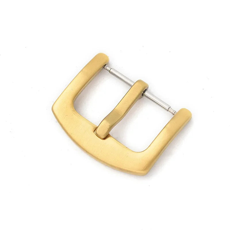 Metal Watch Band Buckle 16mm 18mm 20mm 22mm 24mm 26mm Watchband Strap Silver Black Gold Stainless Steel Clasp Accessories