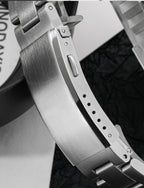 Original Watch Buckle 316L Solid Stainless Steel Double Push Extendable Adjustable Folding Watch Clasp 16/18/20/22mm