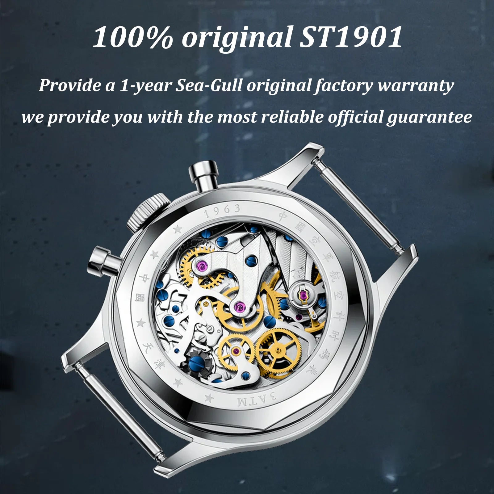 Sea-Gull 1963 Pilot's Mechanical Chronograph