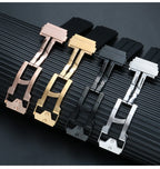 For Hublot Fusion Classic Big Bang Watch Folding Clasp 18 22MM Stainless Steel Buckle Leather rubber Strap accessories with Tool
