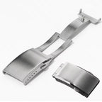 Original Watch Buckle 316L Solid Stainless Steel Double Push Extendable Adjustable Folding Watch Clasp 16/18/20/22mm