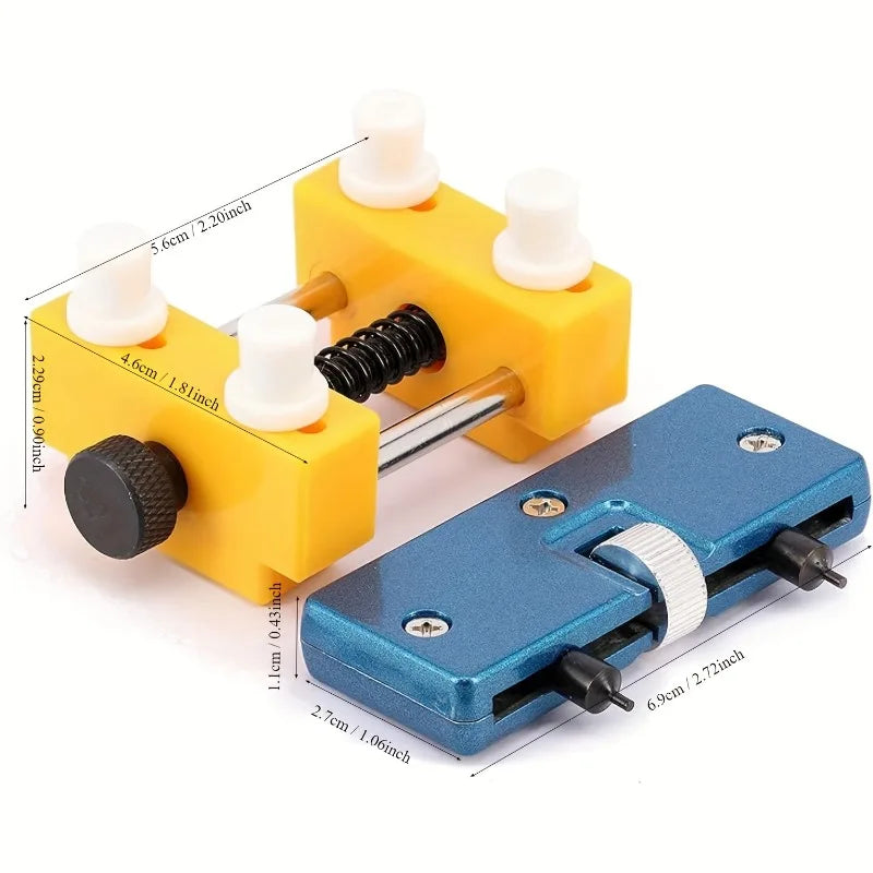 1 Set Watch Battery Replacement Tool Kit, Watch Back Case Remover And Watch Opener Repair Kit Tool Adjuste