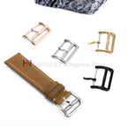 Solid Stainless Steel Watch Buckle 12/14/16/17/18/20mm/22mm Watchband Metal Square Button Polished Clasps Silver Black Rose Gold