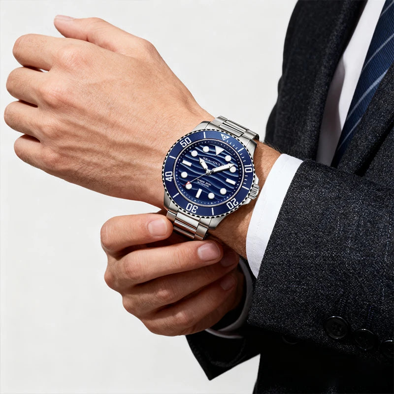 Sea-Gull Ocean Series Wave Dial Diver