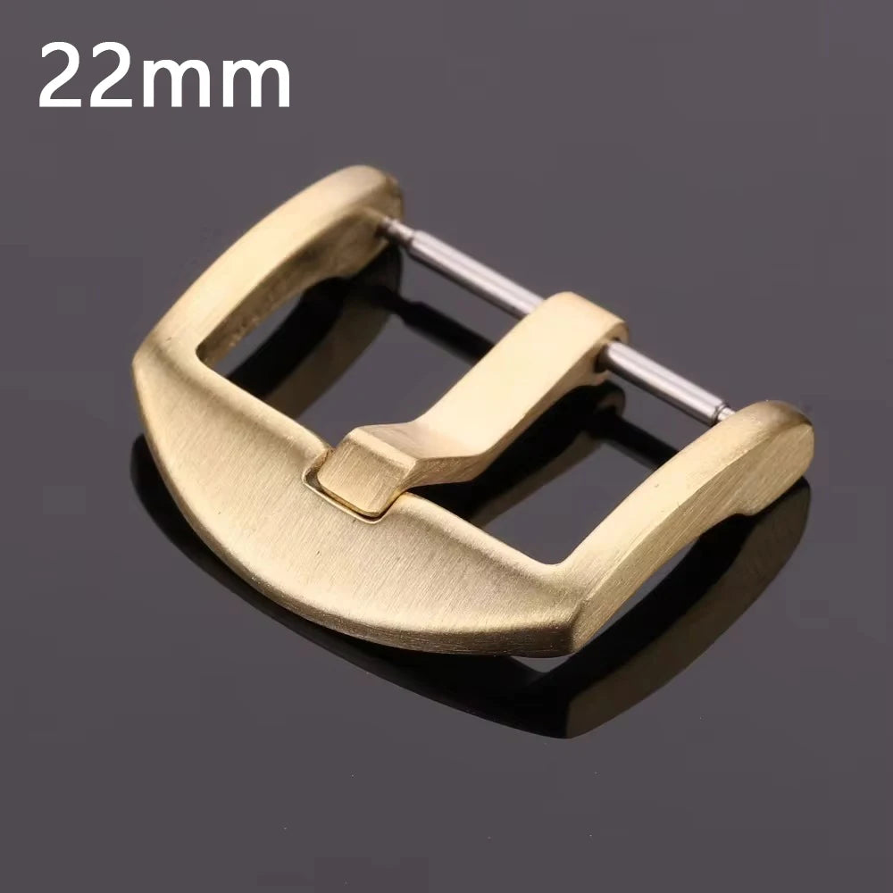 Brass Watch Buckle 18mm 20mm 22mm 24mm High Quality Solid Copper Clasp for Women Men Watchband Strap Accessories
