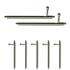 10Pcs Quick Release Spring Bars 1.5mm Fit for Fitbit Watch Band Replacement Easy Tool-Free Installation Watch Strap Pins