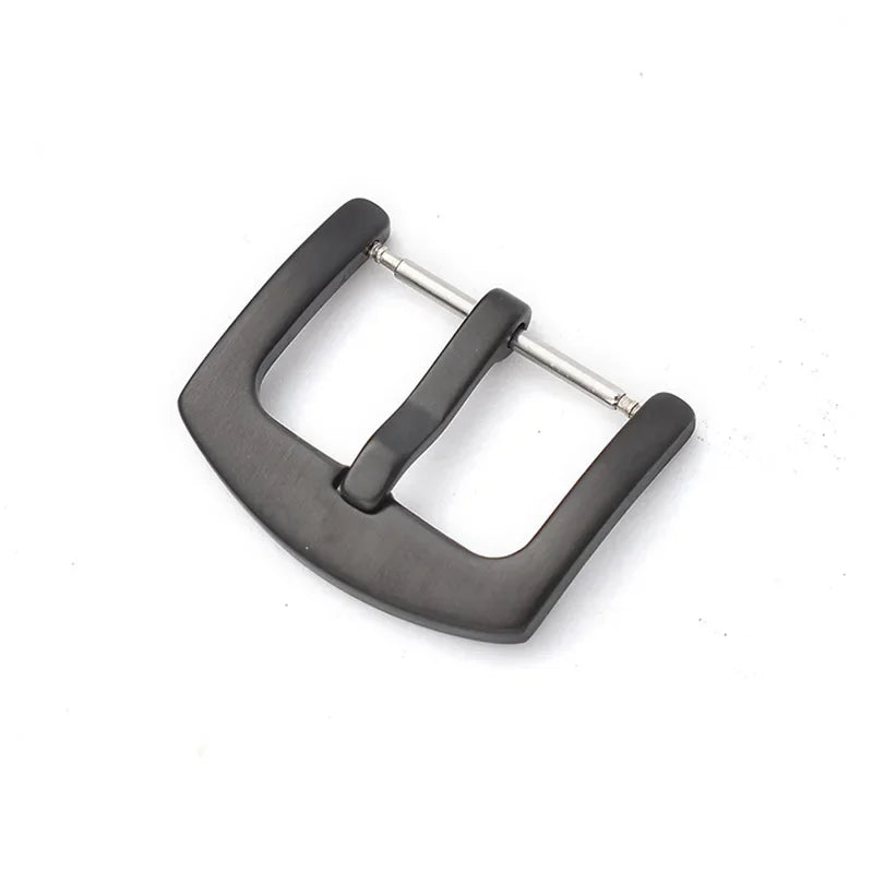 Metal Watch Band Buckle 16mm 18mm 20mm 22mm 24mm 26mm Watchband Strap Silver Black Gold Stainless Steel Clasp Accessories