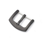 Metal Watch Band Buckle 16mm 18mm 20mm 22mm 24mm 26mm Watchband Strap Silver Black Gold Stainless Steel Clasp Accessories