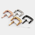 Metal Watch Band Buckle 16mm 18mm 20mm 22mm 24mm 26mm Men Watchband Strap Silver Black Gold Stainless Steel Clasp Watch Buckles