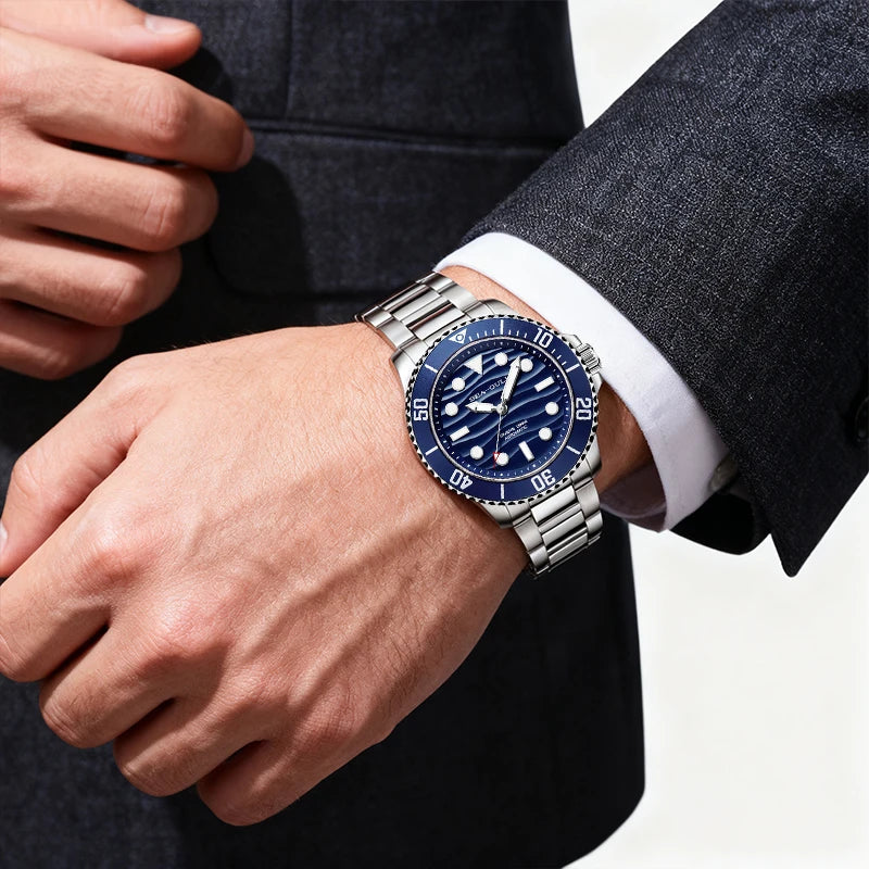Sea-Gull Ocean Series Wave Dial Diver