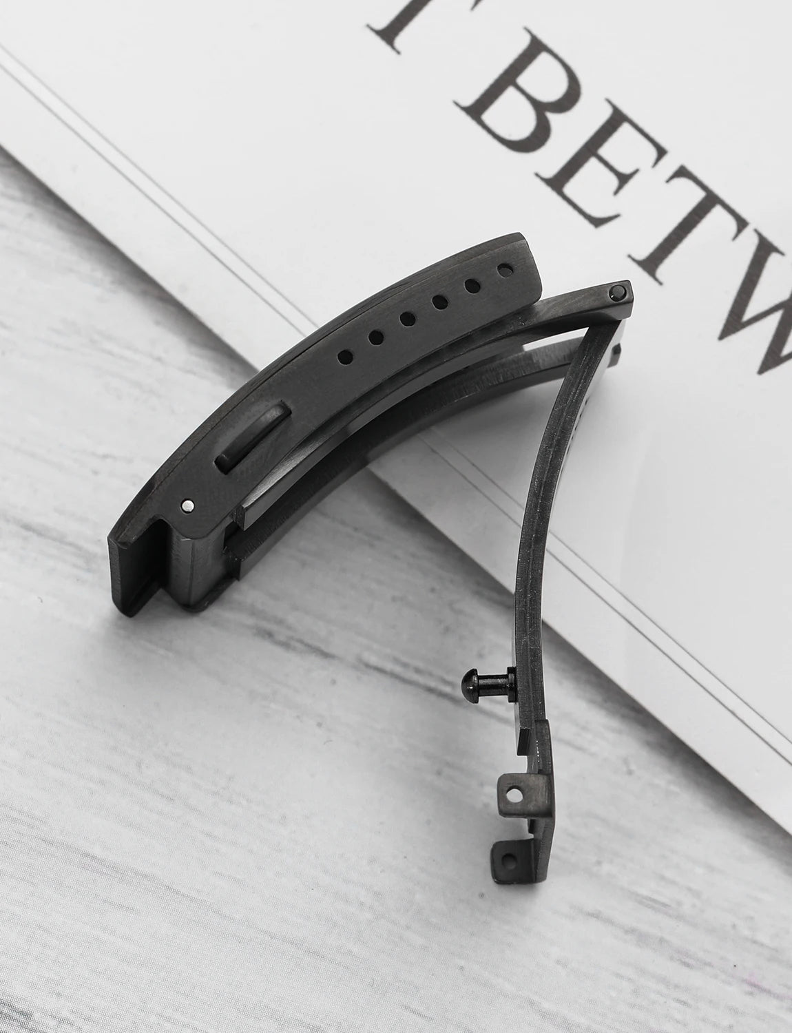 Original Watch Buckle 316L Solid Stainless Steel Double Push Extendable Adjustable Folding Watch Clasp 16/18/20/22mm