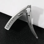 Original Watch Buckle 316L Solid Stainless Steel Double Push Extendable Adjustable Folding Watch Clasp 16/18/20/22mm