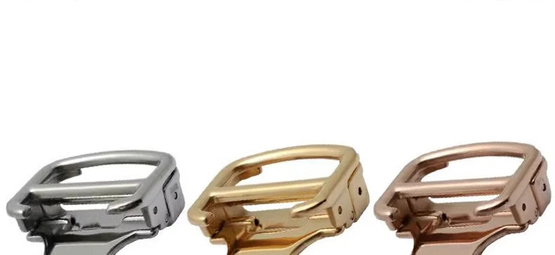 Stainless steel watch buckle For Cartier BALLON BlEU Tank Calibre 12mm 14mm 16mm 18mm 20mm silver rose gold watch folding buckle