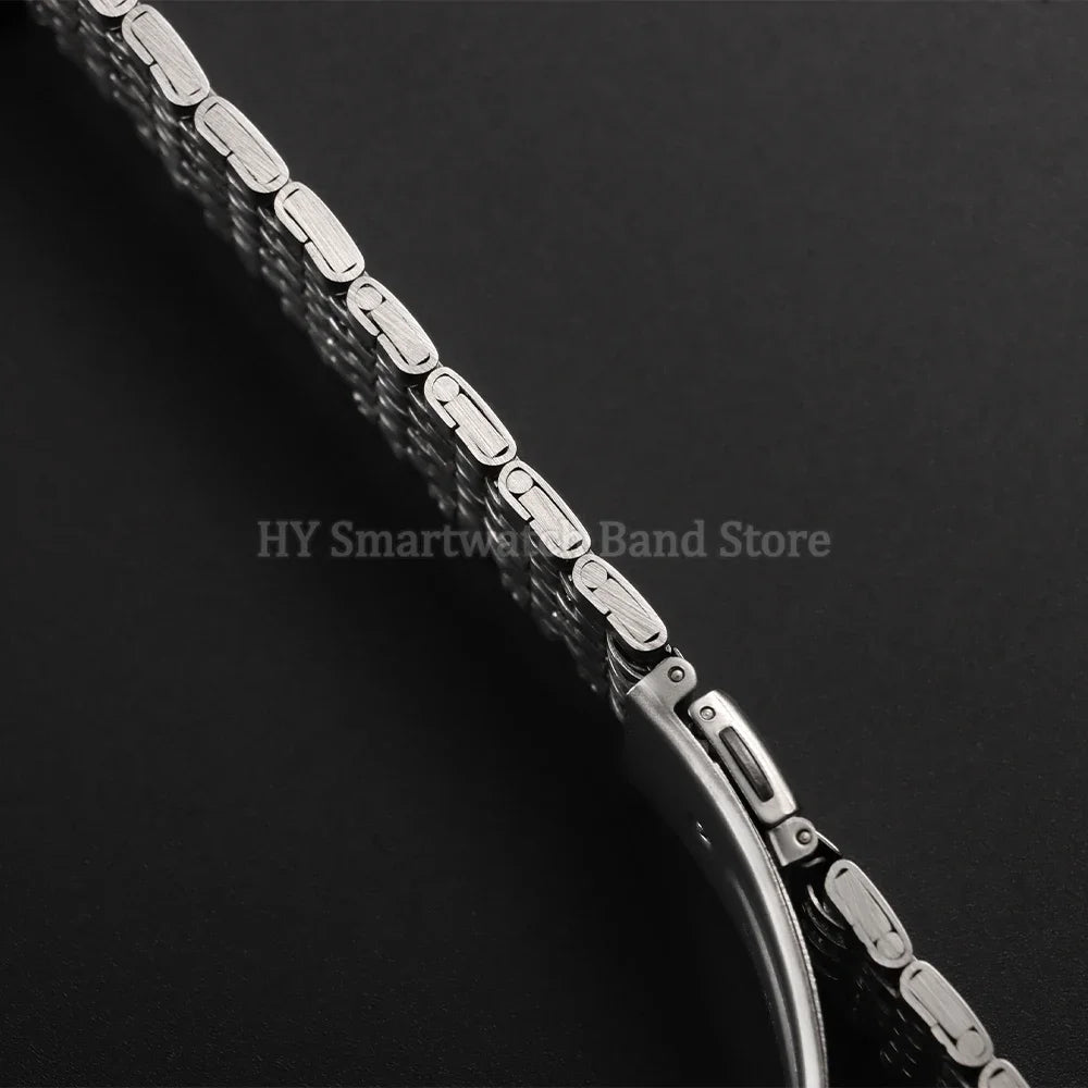 Stainless Steel Strap – Universal Fit (18mm / 20mm / 22mm)