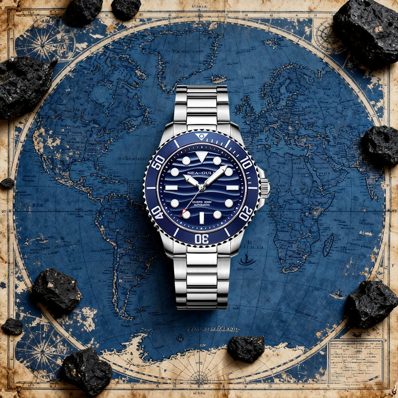 Sea-Gull Ocean Series Wave Dial Diver