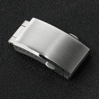 Original Watch Buckle 316L Solid Stainless Steel Double Push Extendable Adjustable Folding Watch Clasp 16/18/20/22mm