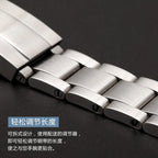 Stainless Steel Strap – Diver Style (20mm / 21mm Compatible)
