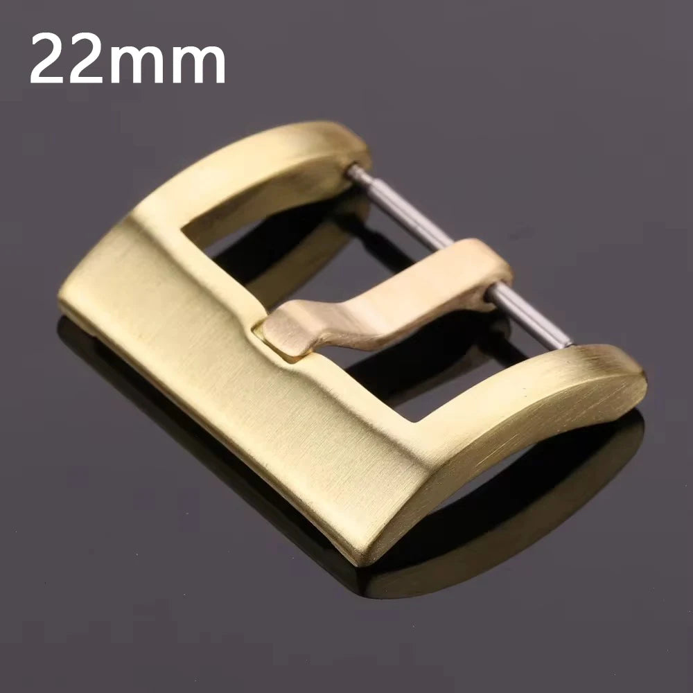 Brass Watch Buckle 18mm 20mm 22mm 24mm High Quality Solid Copper Clasp for Women Men Watchband Strap Accessories