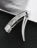 Original Watch Buckle 316L Solid Stainless Steel Double Push Extendable Adjustable Folding Watch Clasp 16/18/20/22mm