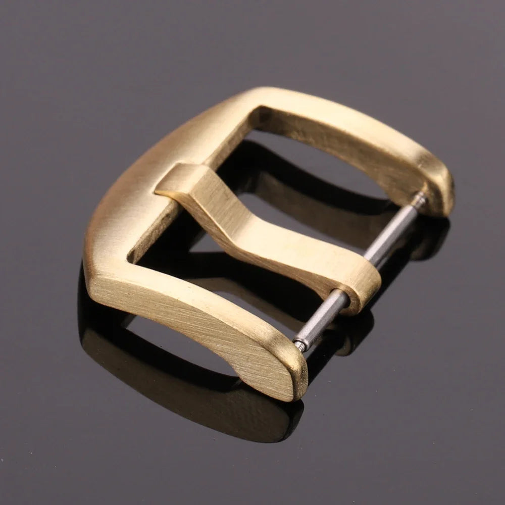 Brass Watch Buckle 18mm 20mm 22mm 24mm High Quality Solid Copper Clasp for Women Men Watchband Strap Accessories