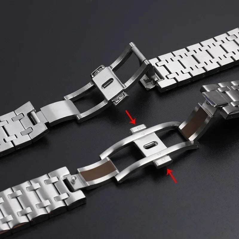 28mm Stainless Steel Strap for Royal Oak Style Watches