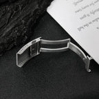 Original Watch Buckle 316L Solid Stainless Steel Double Push Extendable Adjustable Folding Watch Clasp 16/18/20/22mm
