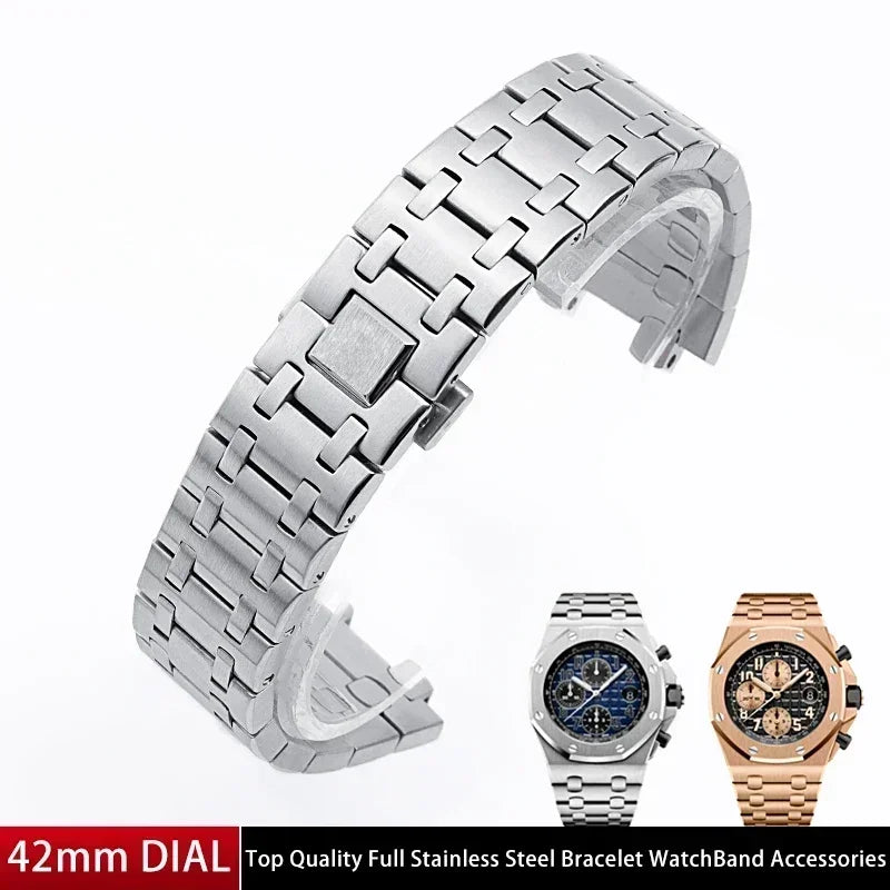 28mm Stainless Steel Strap for Royal Oak Style Watches