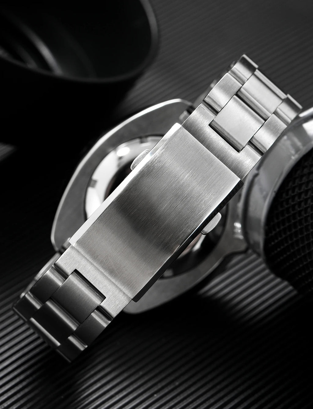 Original Watch Buckle 316L Solid Stainless Steel Double Push Extendable Adjustable Folding Watch Clasp 16/18/20/22mm