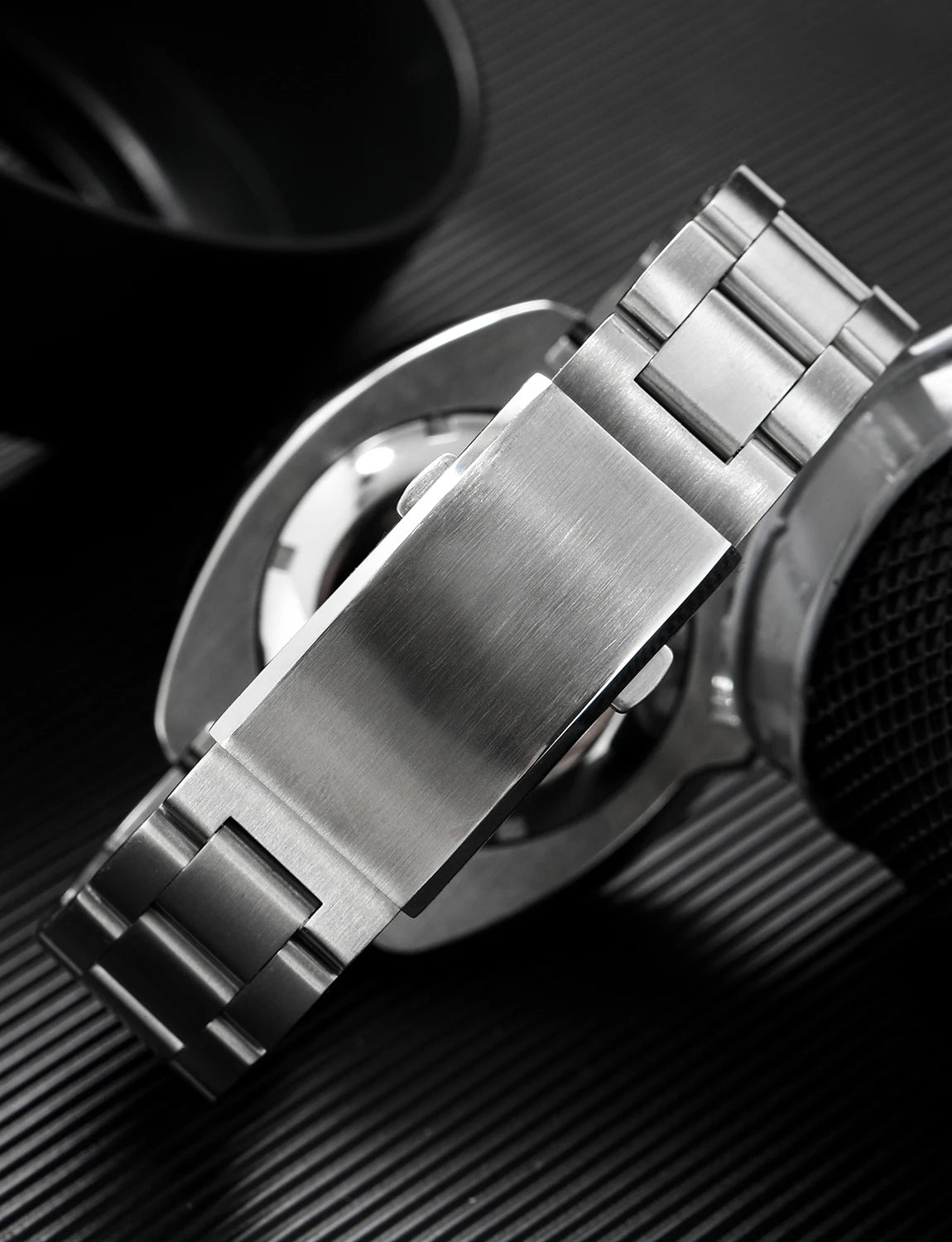 Original Watch Buckle 316L Solid Stainless Steel Double Push Extendable Adjustable Folding Watch Clasp 16/18/20/22mm