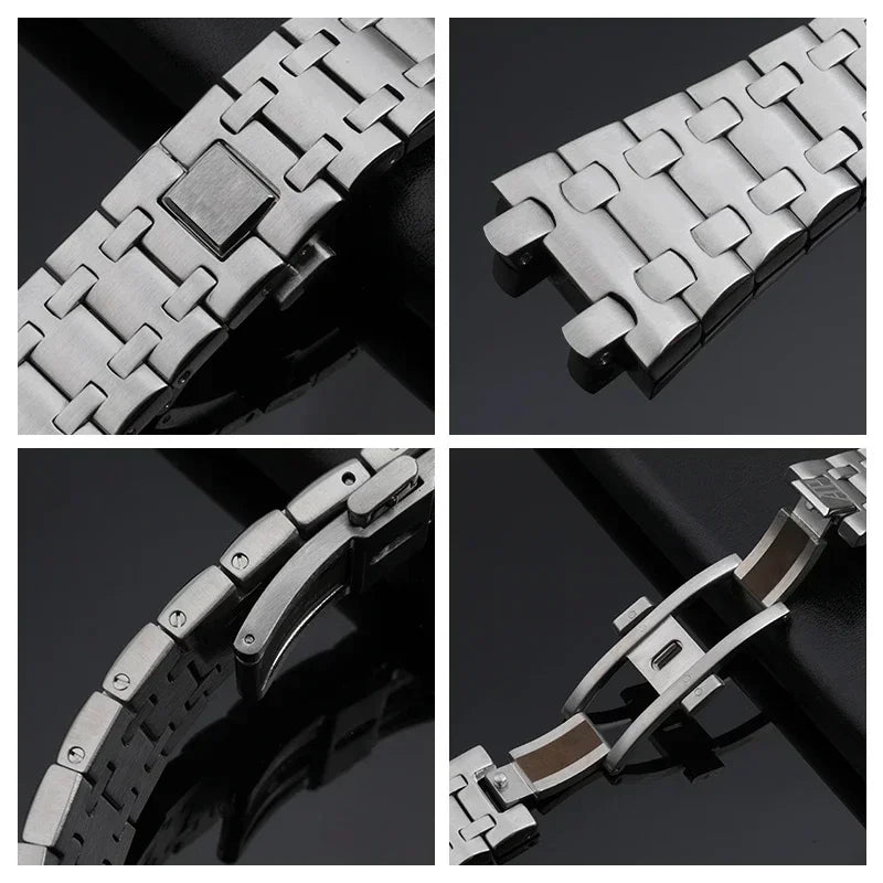 28mm Stainless Steel Strap for Royal Oak Style Watches