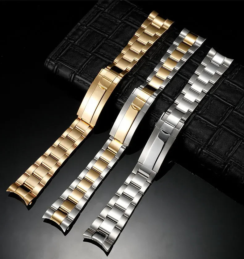 Stainless Steel Strap – Diver Style (20mm / 21mm Compatible)