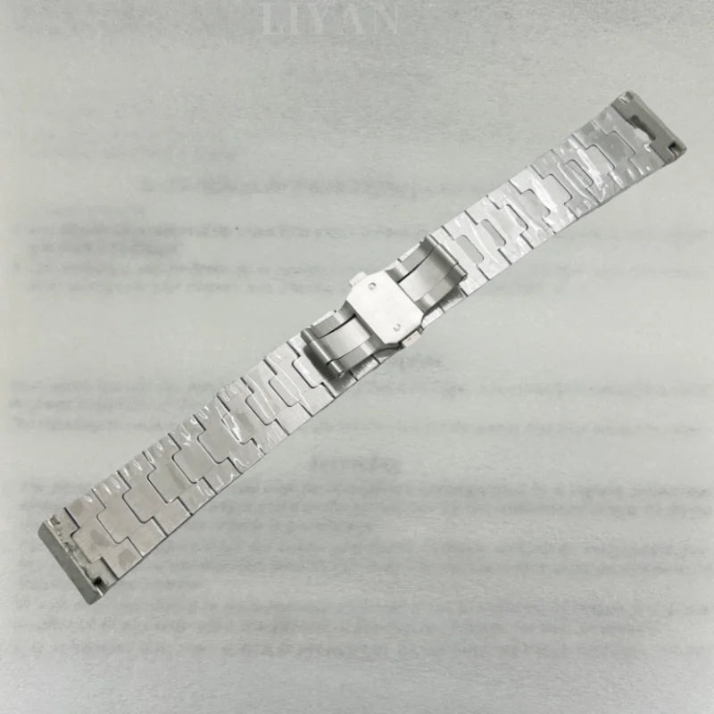 21mm Stainless Steel Strap for Seiko Santos