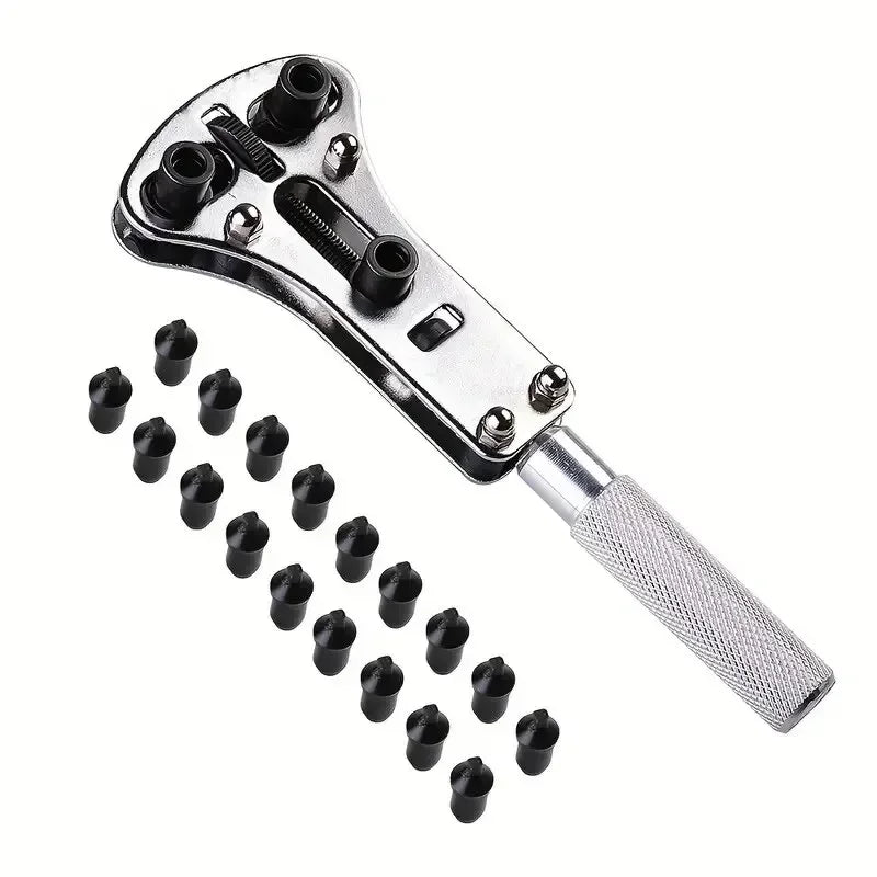 Watch Repair Tool Waterproof Screw Adjustable 3 Claws Back Case Opener Wrench Remover Watch Battery Press Closer Remover Wrench