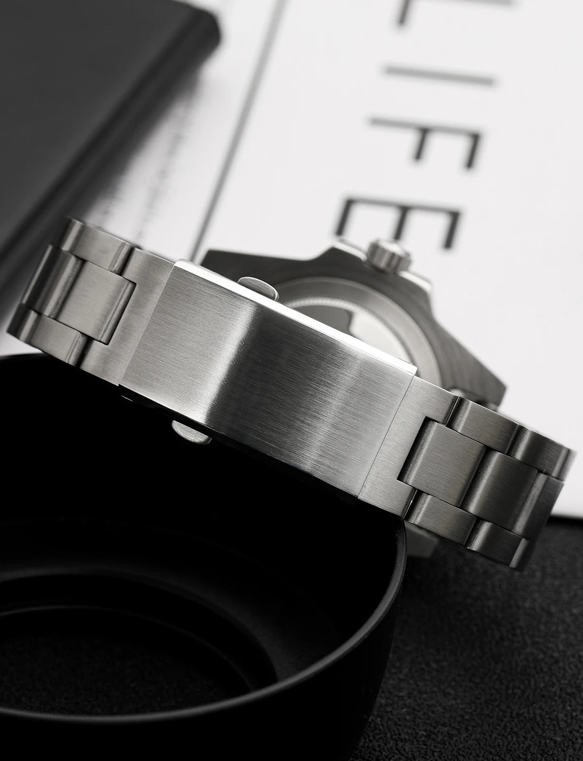 Original Watch Buckle 316L Solid Stainless Steel Double Push Extendable Adjustable Folding Watch Clasp 16/18/20/22mm