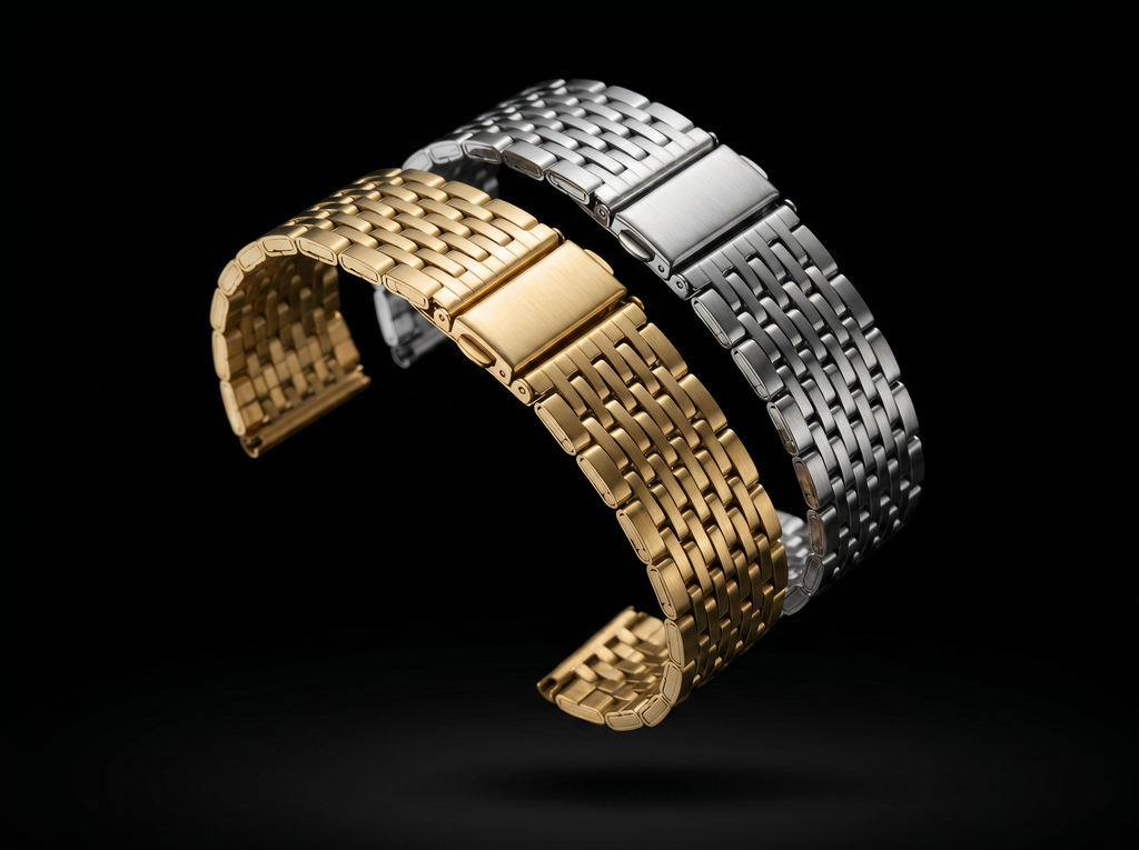 Stainless Steel Strap – Universal Fit (18mm / 20mm / 22mm)