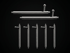 10Pcs Quick Release Spring Bars 1.5mm Fit for Fitbit Watch Band Replacement Easy Tool-Free Installation Watch Strap Pins